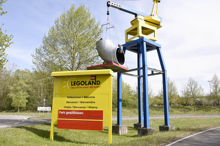 Legoland Deutschland während der Corona-Krise in Günzburg