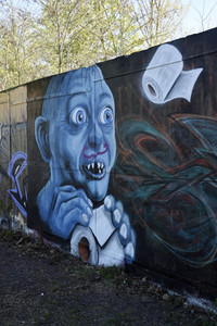 Graffiti zur Coronakrise in Berlin