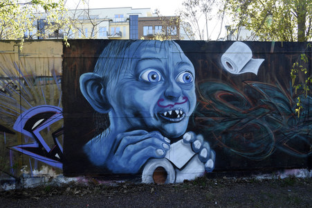 Graffiti zur Coronakrise in Berlin