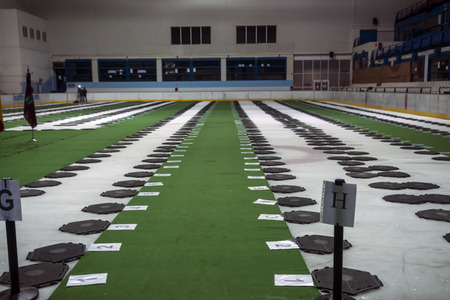 Schließung der Behelfs-Leichenhalle in Madrid