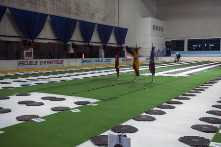 Schließung der Behelfs-Leichenhalle in Madrid