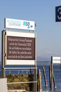 Symbolfoto Einstellung des Personenschiffverkehrs