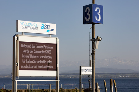 Symbolfoto Einstellung des Personenschiffverkehrs