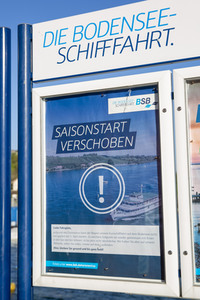 Symbolfoto Einstellung des Personenschiffverkehrs