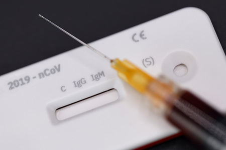 Symbolfoto Corona-Test