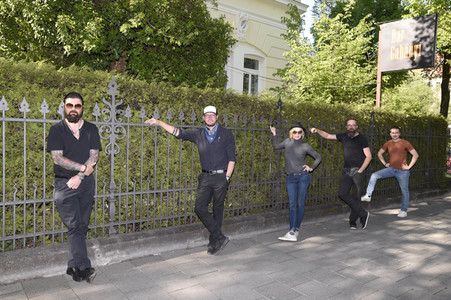 Fototermin mit Django 3000 und Fany Kammerlander in München