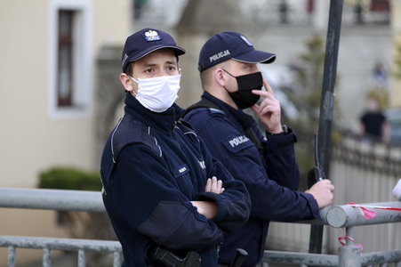 Demonstration gegen Schließung der deutsch-polnischen Grenze in Görlitz