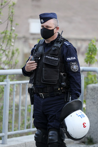 Demonstration gegen Schließung der deutsch-polnischen Grenze in Görlitz