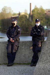 Demonstration gegen Schließung der deutsch-polnischen Grenze in Görlitz