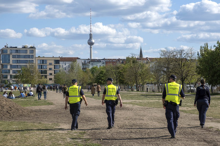 Polizeikontrolle in Berlin