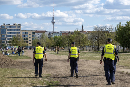 Polizeikontrolle in Berlin