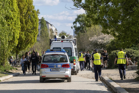 Polizeikontrolle in Berlin