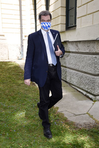 Pressekonferenz zu Corona-Pandemie in München