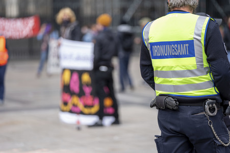 1. Mai-Demonstration in Köln