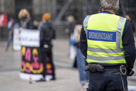 1. Mai-Demonstration in Köln