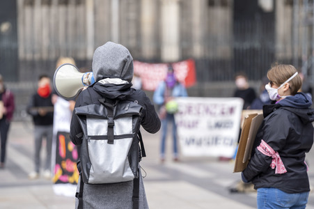 1. Mai-Demonstration in Köln