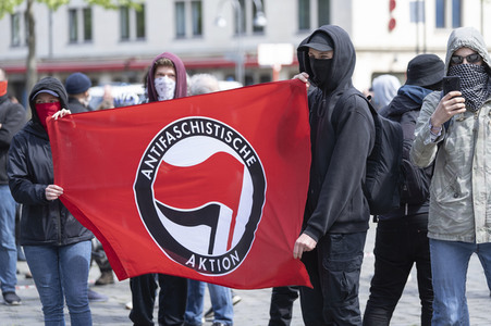 1. Mai-Demonstration in Köln