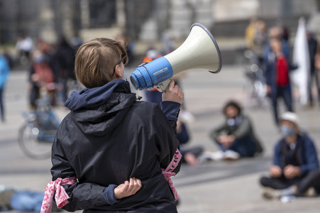1. Mai-Demonstration in Köln
