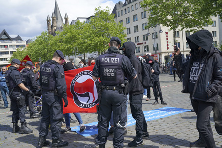 1. Mai-Demonstration in Köln