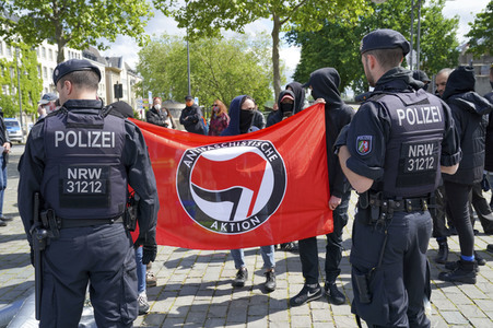 1. Mai-Demonstration in Köln