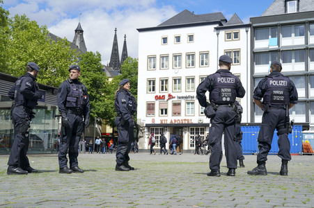 1. Mai-Demonstration in Köln