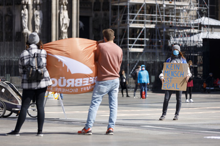 1. Mai-Demonstration in Köln