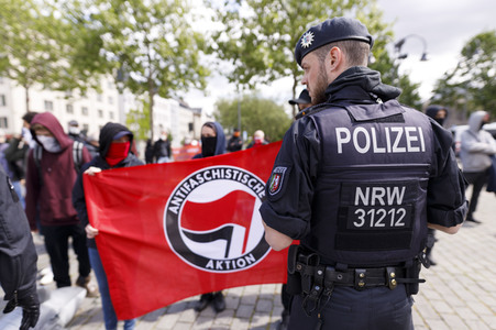 1. Mai-Demonstration in Köln