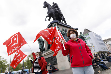 1. Mai-Demonstration in Köln