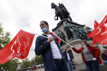 1. Mai-Demonstration in Köln