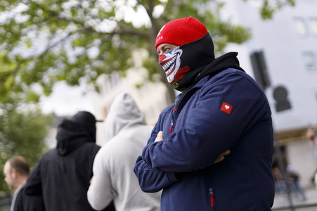 1. Mai-Demonstration in Köln