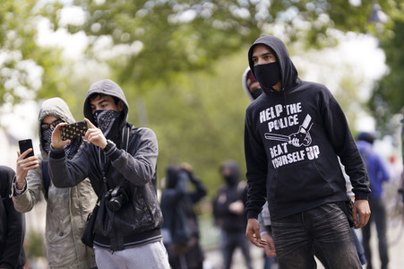 1. Mai-Demonstration in Köln