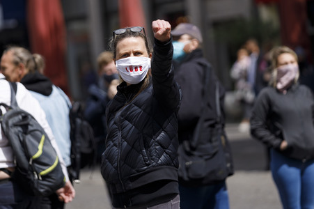 1. Mai-Demonstration in Köln