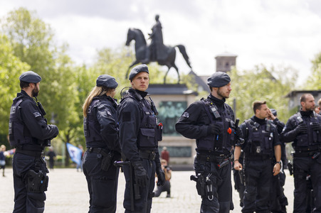 1. Mai-Demonstration in Köln