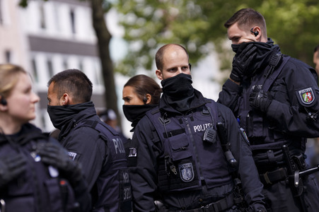 1. Mai-Demonstration in Köln