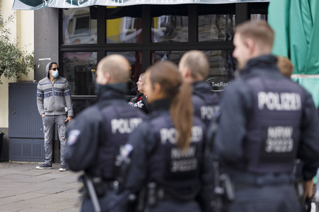 1. Mai-Demonstration in Köln
