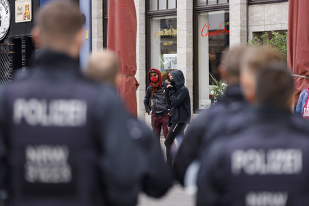 1. Mai-Demonstration in Köln