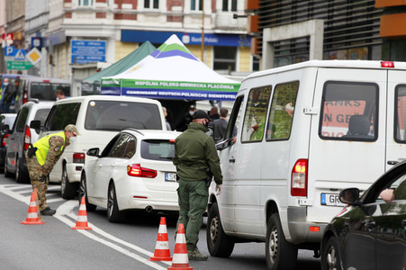 Grenzübergang nach Polen in Görlitz