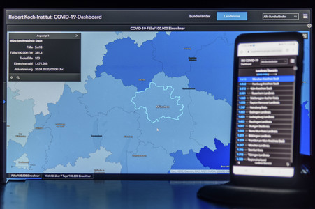 Symbolfoto COVID-19 Dashboard