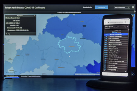 Symbolfoto COVID-19 Dashboard
