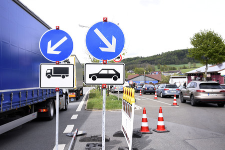 Grenzübergang nach Tschechien in Furth im Wald