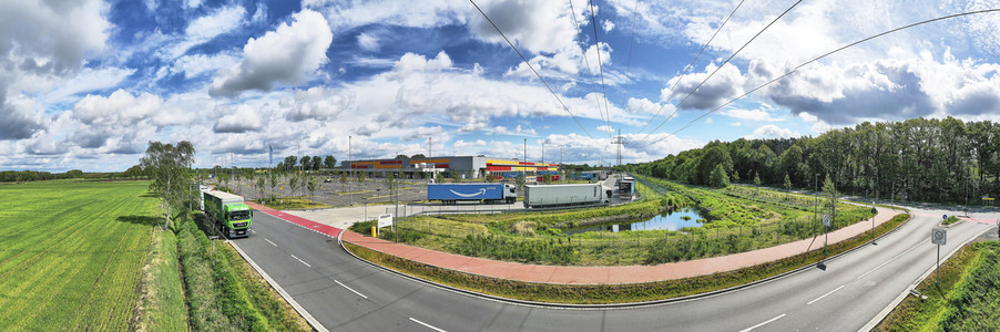 Das Amazon Logistics Paketzentrum in Garbsen