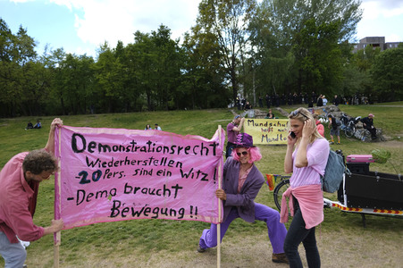 Mai-Demo in Berlin