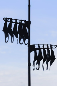 Symbolfoto Mundschutzdesinfektion