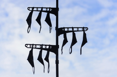 Symbolfoto Mundschutzdesinfektion