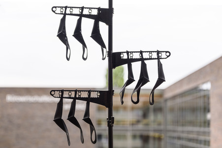 Symbolfoto Mundschutzdesinfektion