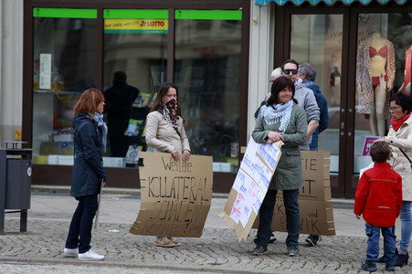 Demonstration zur Erhaltung der Grundrechte in Görlitz