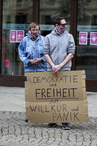 Demonstration zur Erhaltung der Grundrechte in Görlitz