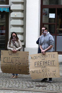 Demonstration zur Erhaltung der Grundrechte in Görlitz