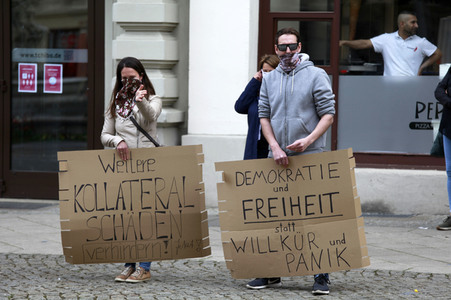 Demonstration zur Erhaltung der Grundrechte in Görlitz