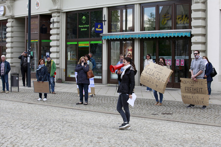 Demonstration zur Erhaltung der Grundrechte in Görlitz